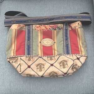 Rare Mac Childs 1983 Collector Mixed Fabrics ShoulderTote Bag Collector LikeNew